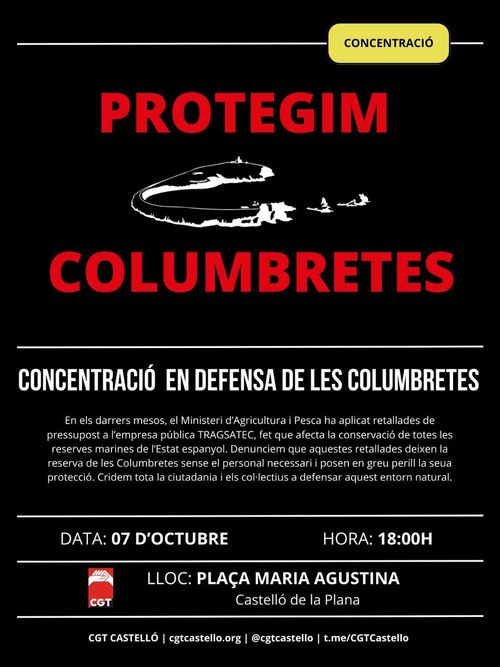 Concentració Protegim Columbretes