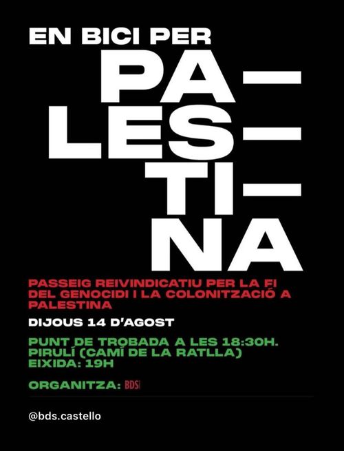 En bici per Palestina
