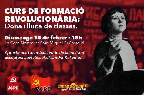 CURS DE FORMACIÓ REVOLUCIONÀRIA: Dona i lluita de classes