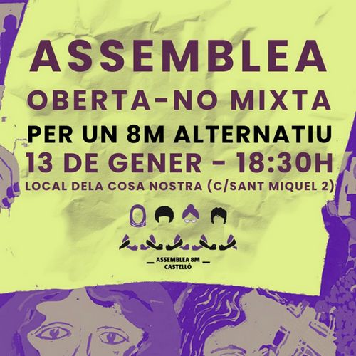 Assamblea Oberta No-Mixta 8M