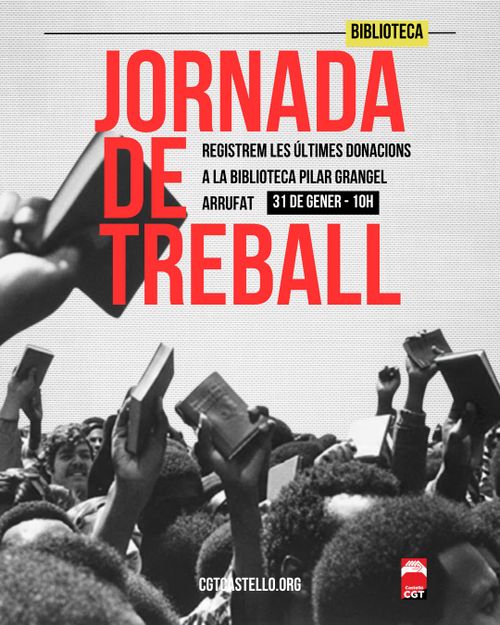 Jornada de treball a la Biblioteca Pilar Grangel Arrufat 