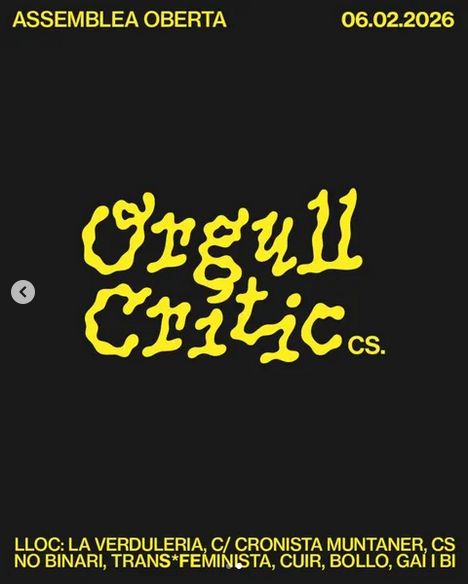 Orgull crític CS - Assamblea Oberta