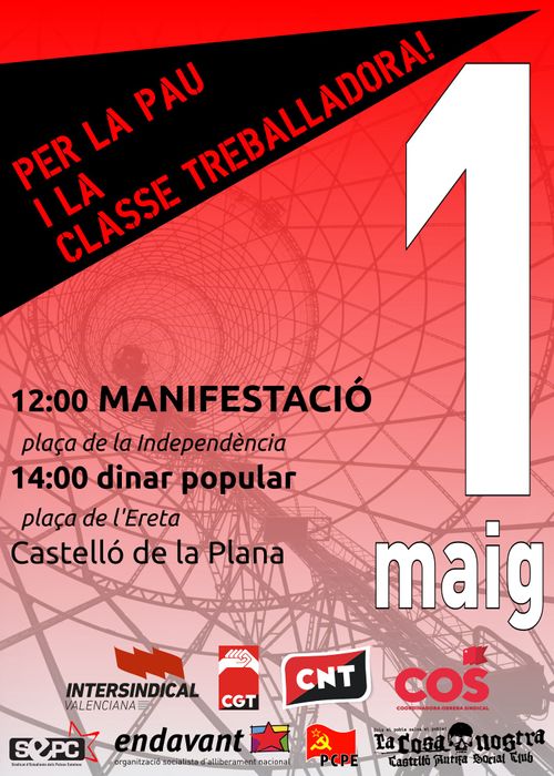 Manifestació 1r de Maig