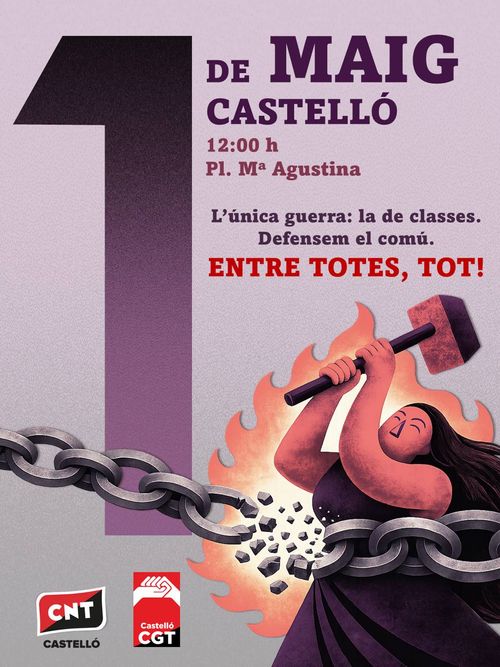 Manifestació 1 de Maig