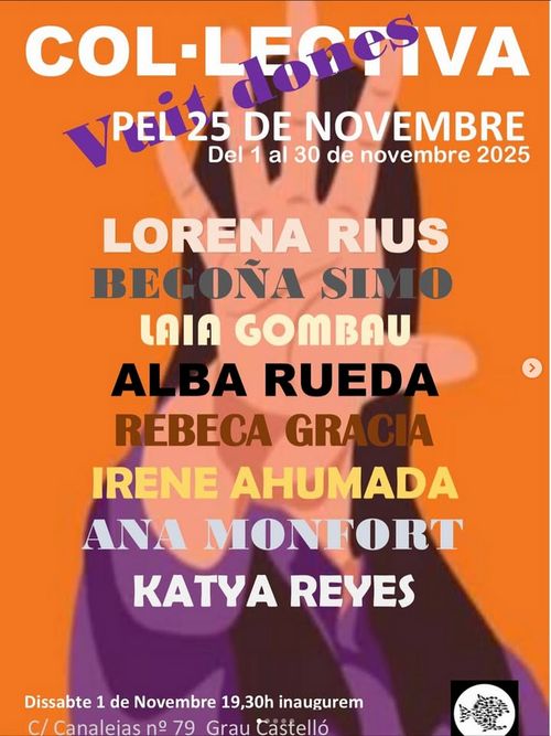 Exposició Colectiva 8 Donespel 25 de Novembre