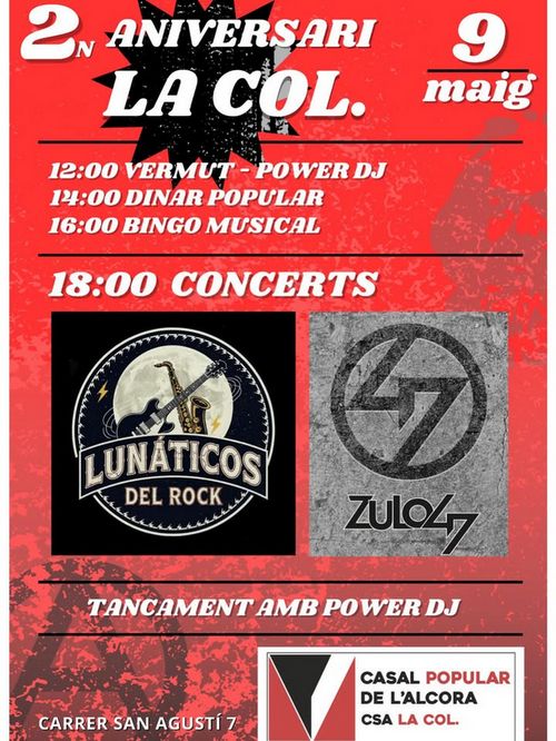 2º Aniversari de La Col