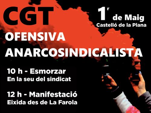 Manifestació 1r de Maig